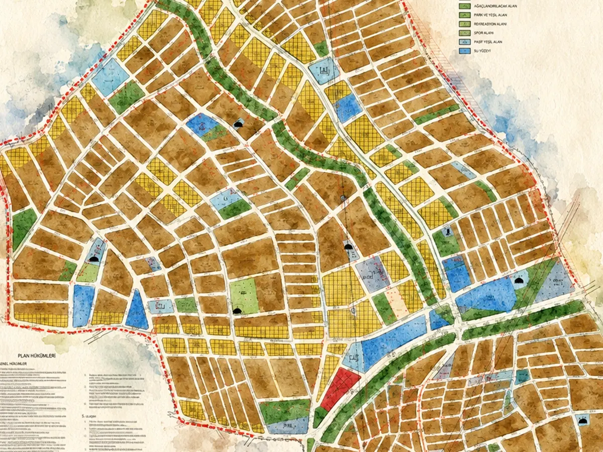 İstanbul - Avcılar - Yeşilkent Mahallesi Uygulama İmar Planı görseli